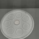 Baderke 10 Inch Round Cake Carrier and Handle  Two Sided Cake Holder & Box for Transport, Pie, Cupcake(White), Not Lid