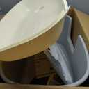 Oneluck Extra Large Cat Litter Box, 27.5inches Jumbo Litter Box for Big Cats and Mulit-cat,High Sided Litter Pan withs Lid and Scoop Leak-Proof & Anti-Splashing, Easy Clean