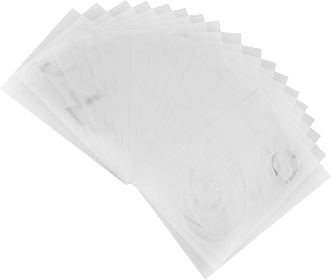 40 Pcs DIY Letter Stencil Versatile Drawing Molds for Crafts Scrapbooking and Painting Templates for Creative Projects