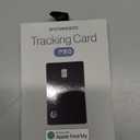 SPOTMINDERS Apple MFi Certified Credit Card Wallet Tracker PRO (iOS Only) Works with Apple Find My Tracking Card for Wallet Rechargeable Tag IP68 0.07in Slim iPhone Item Finder for Luggage Tags Purse (Black PRO (Pack of 1))