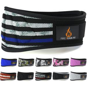 Weight Lifting Belt for Men and Women, 6 Inch, Bodybuilding & Fitness Back Support for Cross Training Workout, Squats, Lunges