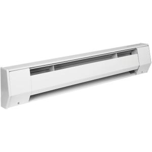 KING 3K2407BW K Series Baseboard Heater, 3' / 750-563W / 240-208V, Bright White