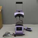 Hat Press Heat Machine for Caps with Precise Temp&Timer Control, Timer Auto Starter, Hat Heat Press with 2 Platens for Trucker Hat & HTV Iron on Vinyl, Sublimation Hat Press, Heat Transfer (Purple)