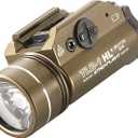 Streamlight 69267 TLR-1 HL 1000-Lumen 20000 Candela Rail-Mounted Tactical Weapon Light with Specific Compatibility Rail Locating Keys, Flat Dark Earth Brown