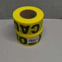 Cordova T15101 Bulk Pack 1.5-MIL Yellow Caution Barricade Tape, 3 in. x 1000 ft. Roll, 2-Pack