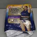 FitRight Fresh Start Incontinence and Postpartum Underwear for Women, XL, Black (12 Count) Ultimate Absorbency, Disposable Underwear with The OdorControl Power of ARM & Hammer