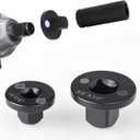 Socket Adapter Set, Low Profile Impact Socket Adapter for Tight Spaces, Impact Insert Drive Ratchet Adapters 1/4" to 3/8", 3/8" to 1/2" (2PC)