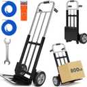 800 LB Heavy Duty Alloy Steel Folding Hand Truck Dolly