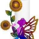 Fairy Paper Tower Holder Kitchen Home Holders, Metal Free Standing Detachable Fairy Paper Holder, Stainless Base Large Paper Storage Shelf for Countertops