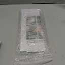 2 Pcs Christmas Greeting Card Display Stand Acrylic Greeting Card Display Rack Portable Postcard Organizer for Retail Counter Tabletop Postcards Coasters Stickers Brochures Vendors (Clear)