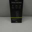 Cresimo Coffee Carafe with Pump - 102oz / 3L Airpot 12 Hours Large Hot Water Carafe, Cocoa Dispenser for Parties - Tea Flask, Insulated Stainless Steel Airpots for Hot Beverage Dispenser -Coffee Pump (Silver)