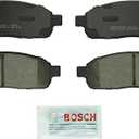 BOSCH BC1011 QuietCast Premium Ceramic Disc Brake Pad Set - Compatible with Select Ford F-150; Lincoln Mark LT; FRONT