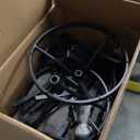 Sophia & William Outdoor Patio Dining Chairs Set of 6, Heavy Duty Outdoor Furniture Chairs with Thickened Cushions, Wrought Iron Deck Chairs for Backyard, Poolside, Balcony and Garden