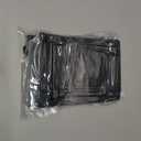 2 x 4 Pack Mini Cosmetic Bags for Lipsticks, Small Mesh Makeup Bag with Zipper for Home Office Purse Multipurpose Nylon Bag (Black)