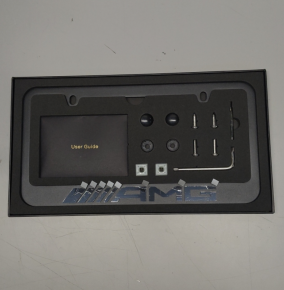 Black License Plate Frame