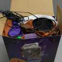 8 Feet Halloween Decoration Dead Tree Road Sign with Flying Ghost Pumpkins RIP Blow Up Lighted Outdoor Spooky Tombstone for Holiday Party Indoor Outside Yard Lawn Garden Decor