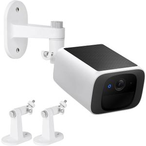 2Pack Wall Mount Compatible with eufyCam 2C/2C Pro, 2/2 Pro, 3C/S300, 3/S330, Also for SoloCam S220/C210, Adjustable Camera Mount Brackets for Eufy Camera Indoor/Outdoor - White