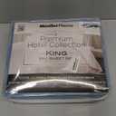 Mueller Ultratemp King Size Sheets Set, Super Soft 1800, 6 Piece, Deep Pocket up to 16" Cooling Sheets King Size, Transfers Heat, Breathes Better, Hypoallergenic, Wrinkle, Denim