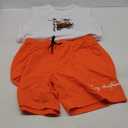 Men's 2 Piece Tracksuits Letter Print Sleeveless Tank Tops and 2 in 1 Running Shorts, M