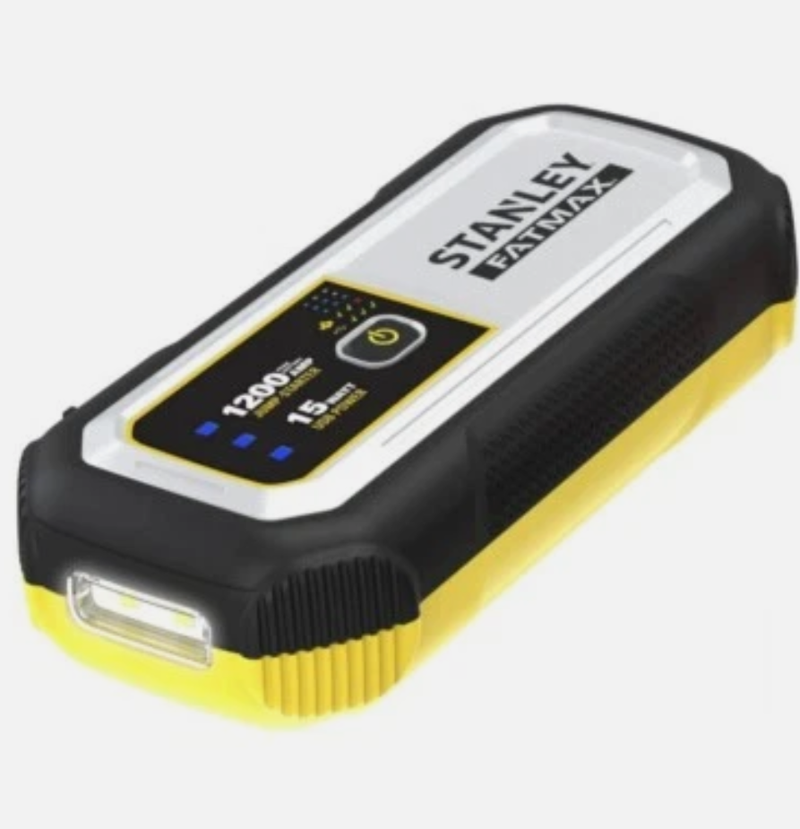 Stanley FatMax 1200 Amp, Lithium Jump Starter with USB Power Bank