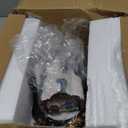 Innodept12 Christmas Lane Animated Snow Village - Santas Wonderland House with Moving Train with Music Update