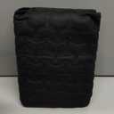 Car Seat Covers Full Set, Universal Fit for Most Cars SUVs Trucks,Tire Texture Press Breathable Fabric Automotive Vehicle Seat Covers for Car, 3 Zipper for Rear Seat Backrest (Black, 2 Front seat)