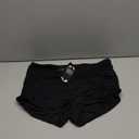 Tempt Me Women's Swim Shorts High Waisted Swimsuit Shorts Adjustable Ruched Side Boyshorts Tummy Control Bathing Suit Bottom (Black) M