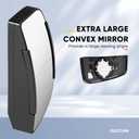 Lower Driver Side Mirror Replacement for Chevy Express 2500 3500 Van/GMC Savana 2500 3500 2003-2017, Chevrolet Express 1500/Savana 1500 Van 2003-2014 - Left Side View Convex Mirror Glass