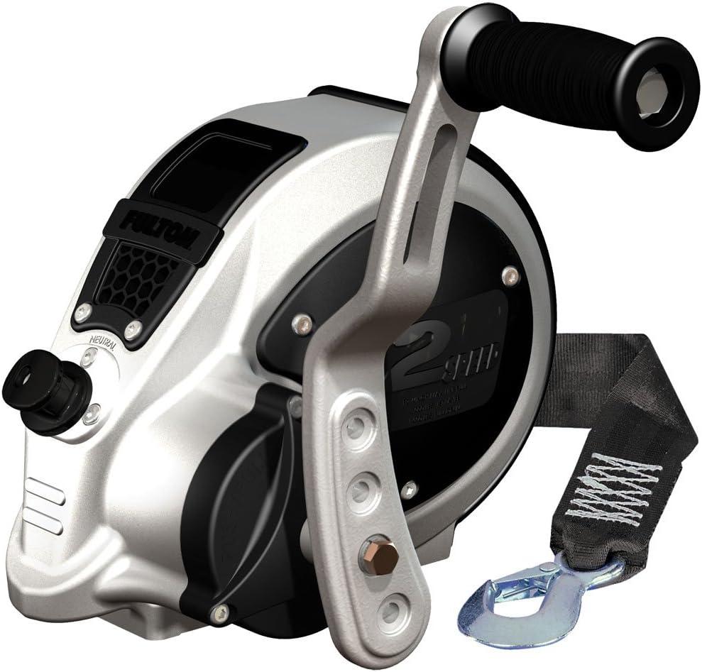 Fulton F2 Trailer Winch 3,200 lbs. - 2-Speed w/Strap