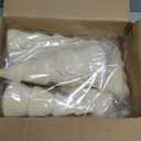 5 Pieces Christmas Velvet Trees Set Modern Christmas Decor 4 Szies Christmas Velvet Cone Trees Table Decoration Winter Decoration for Entryway Mantle Farmhouse(Creamy White)