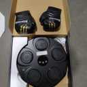 Music Boxing Machine, Interactive Punching Trainer with Boxing Gloves, Large Size Wall Mounted Electronic Boxing Target for Adults Kids, 9 Modes & 9 Speeds (Black)