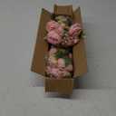 Tcairzl Artificial Flower 4 Small Rose Korean-Style Bundle Persian Peony Artificial Flower Home Wedding Rose Bouquet Decoration(Darkpowder)