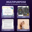 Laminating Sheets, 100 Pack Laminating Pouches Holds 11 x 17 Inch Sheets, 3 Mil Laminate Sheets 11.5 x 17.5 Inch for Laminator, Clear Thermal Laminating Pouches with Round Corner (100)