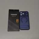 BXYJY for iPhone 17 Pro Max Magnetic Case with Stand, Camera Control, Compatible with MagSafe, Full Lens Protection, Military Grade Shockproof, Translucent Men Women Slim Thin Case for 17 Promax, Blue