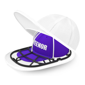 YEENOR Hat Washer Cage with Mesh Bag â€“ Baseball Cap Cleaner for Washing Machine & Dishwasher, 1 Set (Assembly Required)