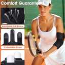 Elbow Brace for Cubital Tunnel & Ulnar Nerve Support Adjustable Night Splint for Tennis Elbow, Tendonitis & Nerve Pain Comfortable Elbow Stabilizer for Men & Women Fit Most (Black)