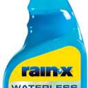 Rain-X 620143 Waterless Car Wash and Rain Repellent, 23 fl. oz. Rinseless Cleaner Spray for a Spot Free Finish, Perfect for Quick and Easy Detailing. Premium No Rinse for on the go Washing