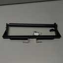 YYST Over Cabinet Door Paper Towel Holder Bar Dispenser for for Kitchen, Pantry, Mudroom, Fits Both Standard & Jumbo Rolls (Black, 1)