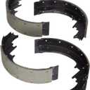 Bosch Automotive BS450R Blue Drum Brake Shoe Set - Compatible With Select Full-Size 1961-78 Chevrolet and GMC Trucks, SUVs, and Vans - FRONT|REAR (Riveted)