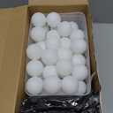 Vinsot 6 Sets Baby Shower Games Bridal Funniest Baby Shower Play, Interactive Shaking Balls for Boy or Girl, Table Tennis Twerk Game (White)