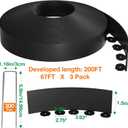 Bonviee 200FT Landscape Edging Kit with 300 Stainless Steel Stakes