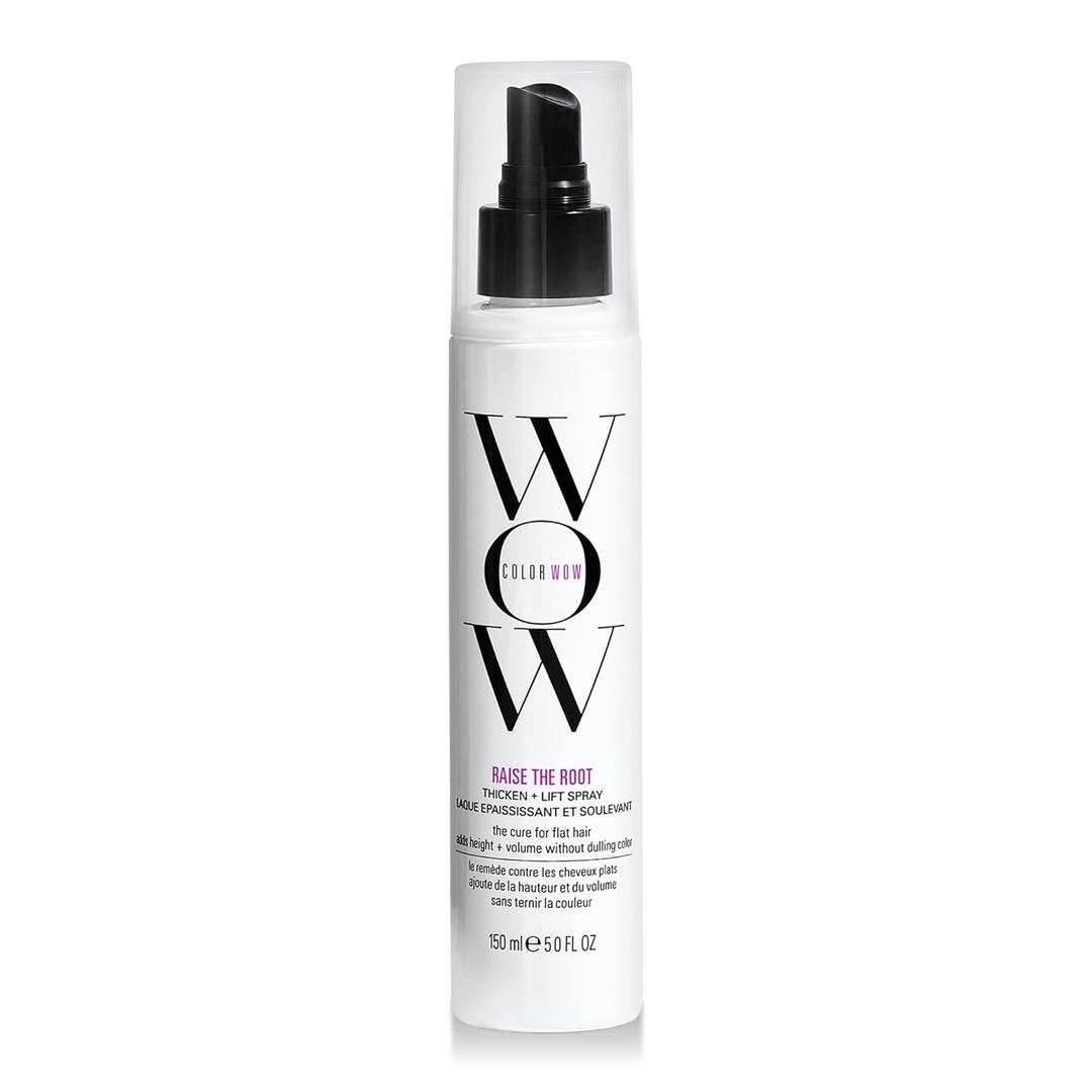 COLOR WOW Raise the Root Thicken + Lift Spray - All-Day Volume for Fine, Flat Hair without dulling color (5 Fl Oz (Pack of 1))