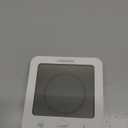 KADAMS Shower Clock Waterproof Bathroom Timer – Digital Wall Clock with Countdown, Magnetic Kitchen Clock with Temperature & Humidity, Suction Cup for Kids Shower Spa Sauna Cook Bath, White