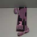 Gaming Keyboard and Mouse Combo, K1 RGB LED Backlit Keyboard with 104 Key Computer PC Gaming Keyboard for PC/Laptop (Blackcurrant)