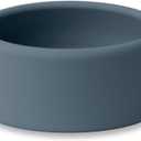 APLAINR Solid Bowl, Silicone Bowl for Baby, Toddler & Kids, 9 fl oz, Non Slip, Heavy Base, Deep, Microwave & Dishwasher Safe, No BPA, Cereal, Soup, Snack Dishes & Dinnerware, Blue Hour