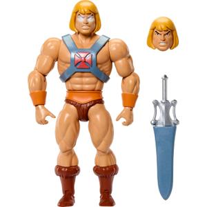 Masters of the Universe Origins Cartoon Collection Action Figure Faker, 5.5-inch 1980s TV He-Man Dupe, Detailed Design & 16 Joints, Power Sword