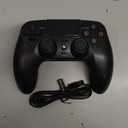 GUOC LED Wireless Controller for PS5 with Hall Effect Joystick and Trigger,4 Macron Boutton Extended Grip Controller Compatible with PS5 Pro/Slim, Dual Vibration, Remap/Turbo Function