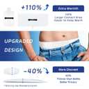 Urine Test Complete Kit  2 oz to 4 oz Sample Bag on Belt, 43.3 Hi-Stretch and Comfortable Concealed Belt, Urine Test Thermometer Stickers and Silicone Funnel, Sample Guard Belt