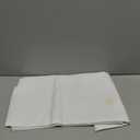 GEFEII Rectangle White Tablecloth 60x102 inch Rectangular Table Cloth Polyester Oblong Tablecloths for Restaurant Banquet Dining Buffet Table Wedding Party Decorations(Rectangle-60x102 inch, White)