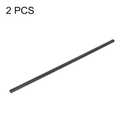 uxcell Steel Gear Rack, 2 Pcs 1Mod 500mm x 10mm x 10mm Total 3.3 ft Heavy Duty Straight Linear Spur Rack for Machines Automotive